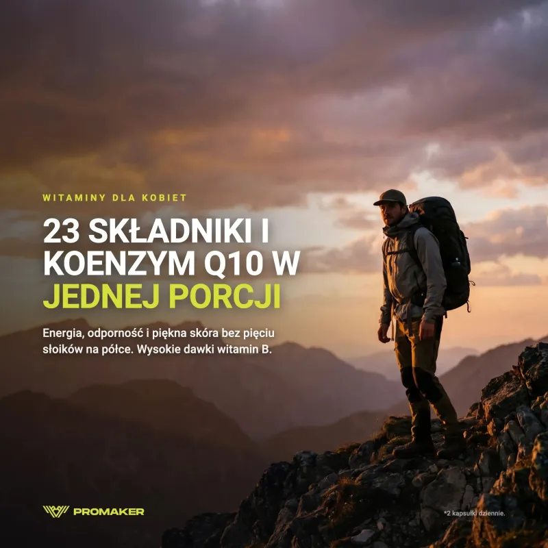 Witaminy i Minerały Kompleks Promaker Multivitamin For Women 90kaps – suplement w codziennym użyciu