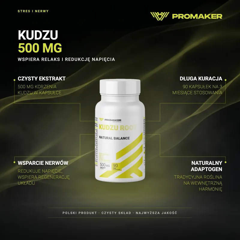 Promaker Kudzu 90caps – key benefits and clean formula
