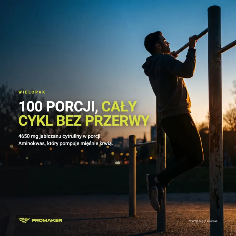 Wielopak 2x Promaker Gold Citrulline 250g – suplement w codziennym użyciu
