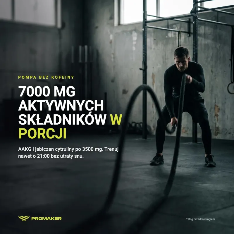 Suplement Pompujący Kompleks Promaker Gold Pump 250g – suplement w codziennym użyciu