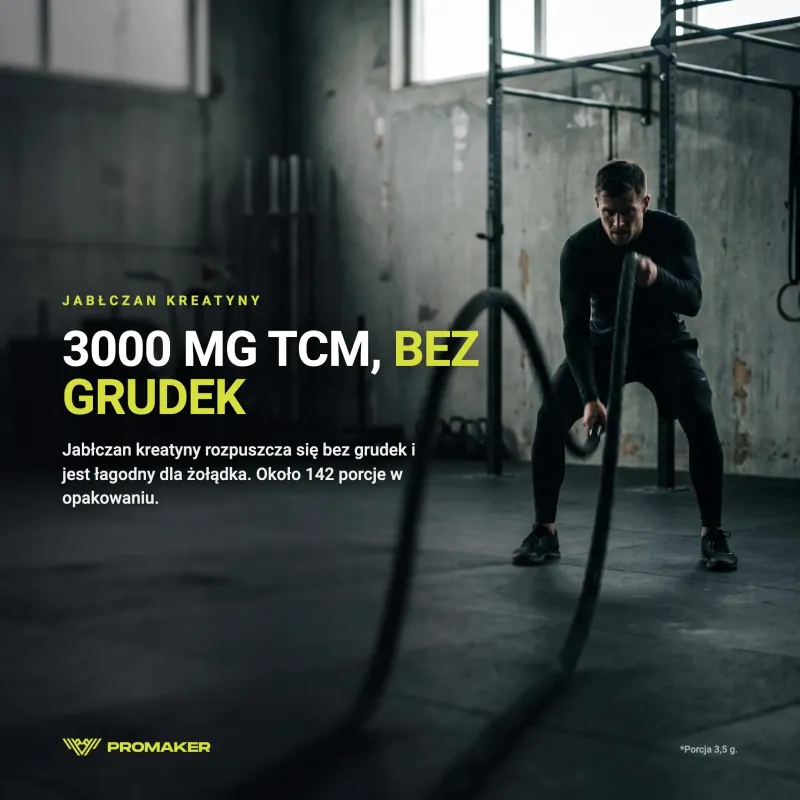 CREATINE MALATE PROMAKER PROLINE TCM 500 G – everyday supplement from a Polish manufacturer
