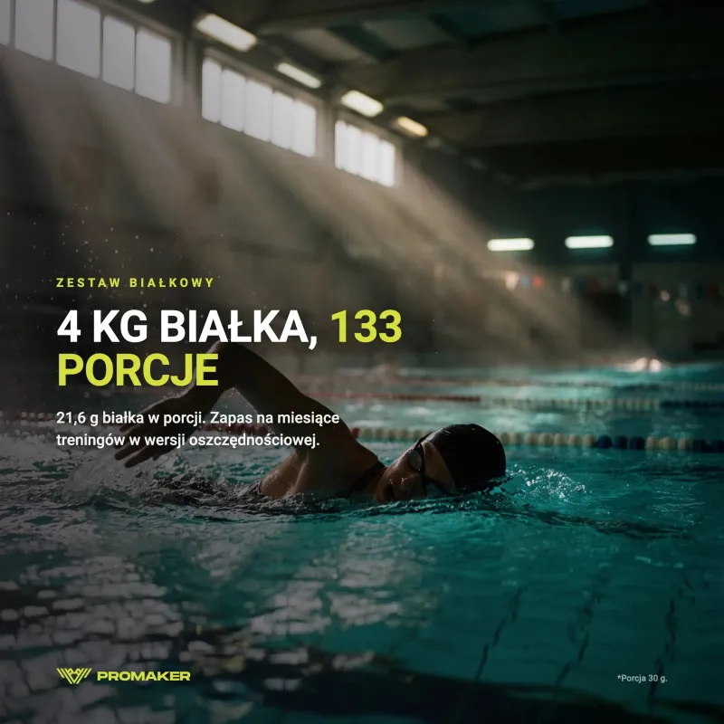 Zestaw Odżywka białkowa Promaker PRO WPC 2kg x2 – suplement w codziennym użyciu