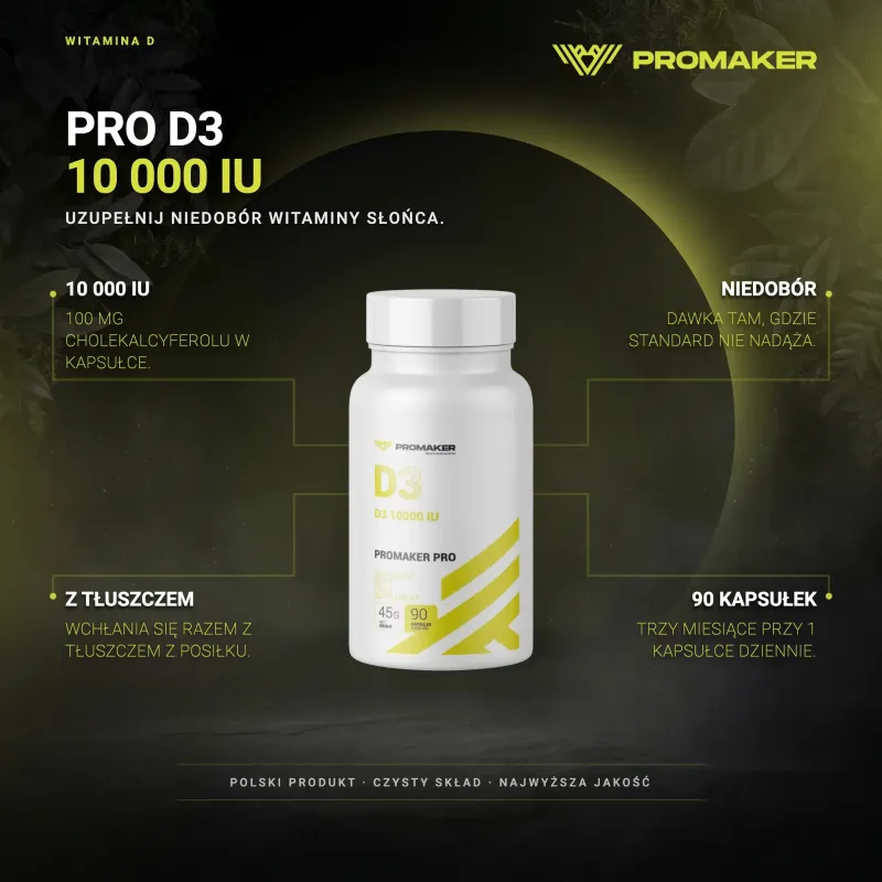 ВИТАМИНЫ PRO PRO D3 100000 IU 90 КАПСУЛ – ключевые преимущества и чистый состав