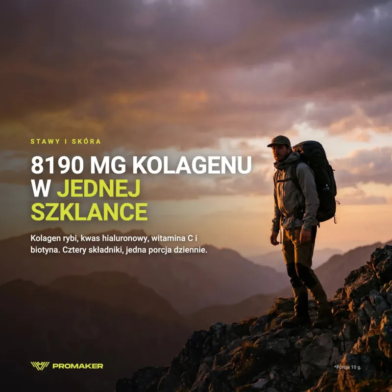 Regeneracja Stawów Kompleks Promaker Marine Collagen Pro+ 200g – suplement w codziennym użyciu