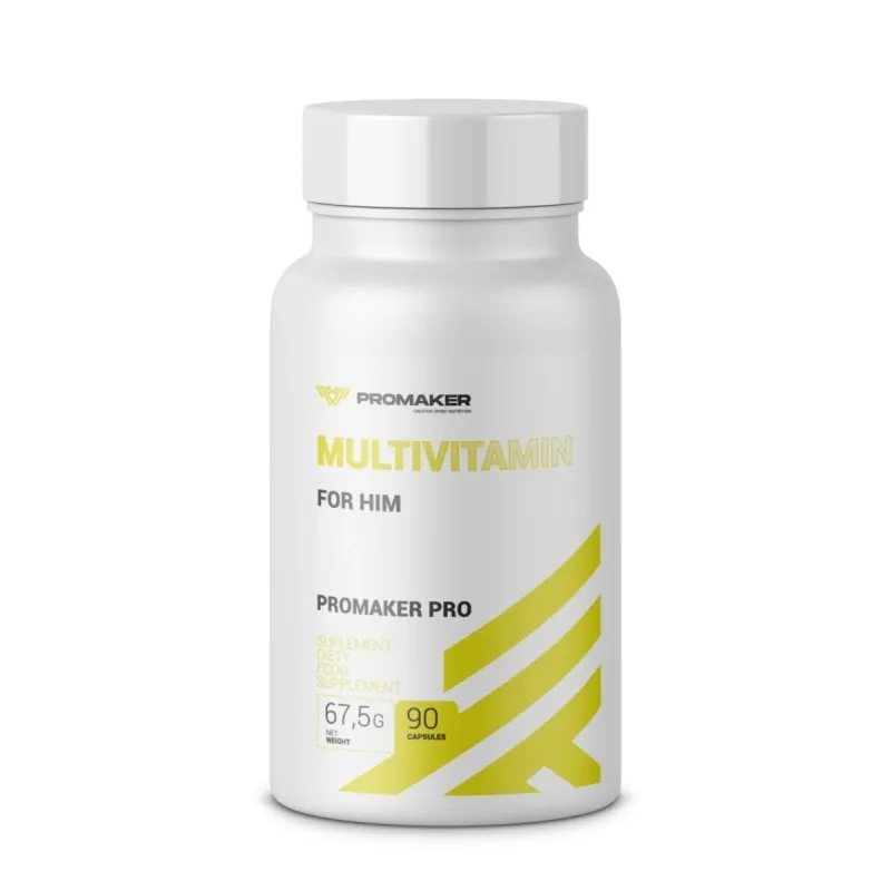 Witaminy i minerały dla Mężczyzn Promaker Multivitamin For Him 90kaps