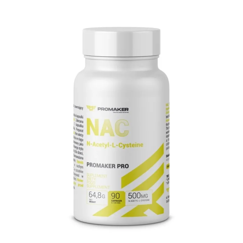 Detox i Antyoksydanty Promaker NAC 90kaps