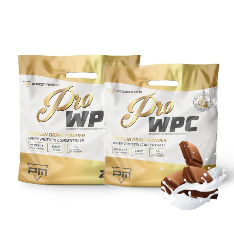 Zestaw Odżywka białkowa Promaker PRO WPC 2kg x2