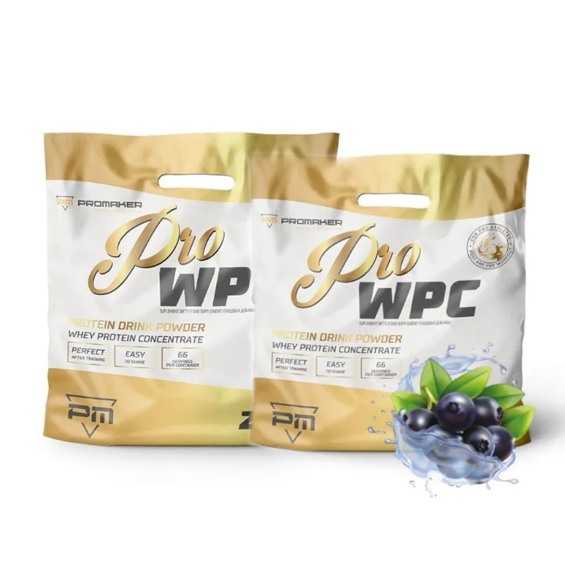 Set Protein supplement Promaker PRO WPC 2kg x2