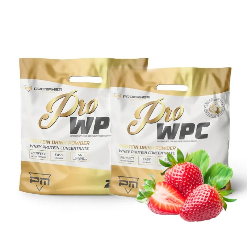 Zestaw Odżywka białkowa Promaker PRO WPC 2kg x2
