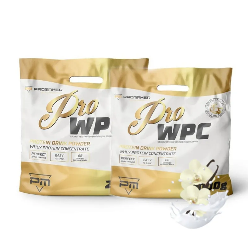 Set Protein supplement Promaker PRO WPC 2kg x2
