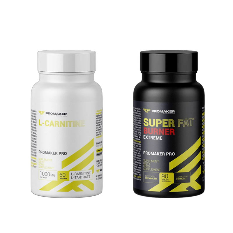 Zestaw na redukcję Promaker Super Fat Burner EXTREME + L-Carnitine