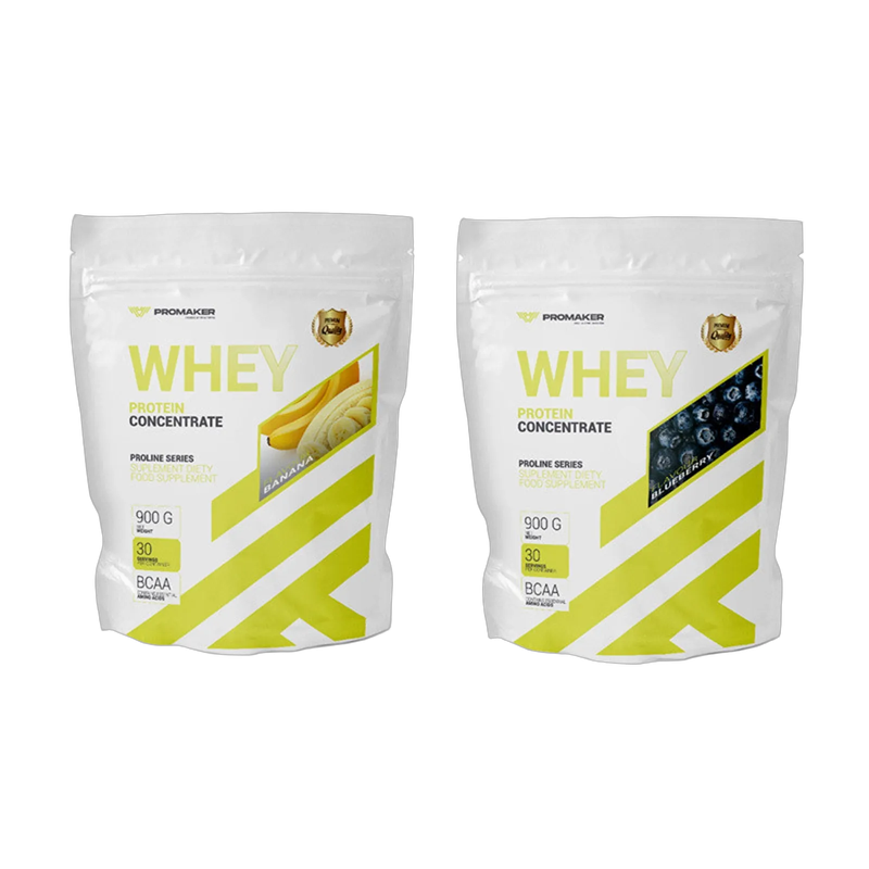 Zestaw Promaker Whey Protein Proline WPC 2×900 g
