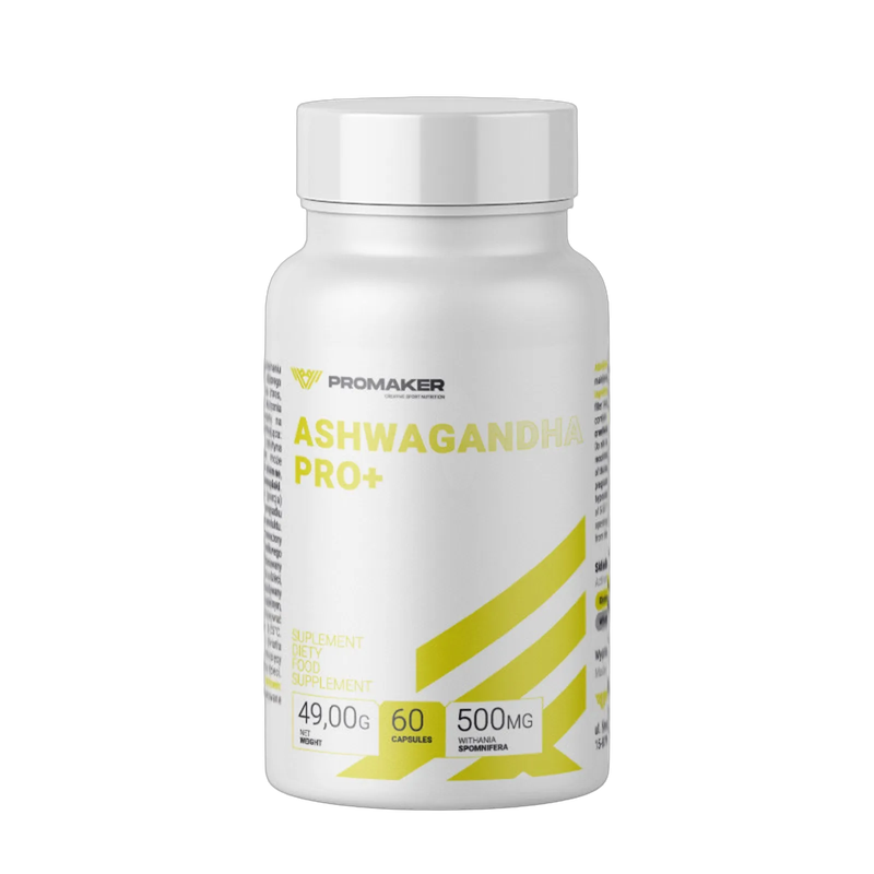 Promaker Ashwagandha PRO+ 60 kapsułek
